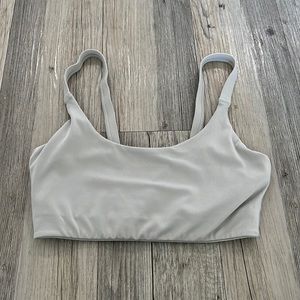 Grey paragon sports bra